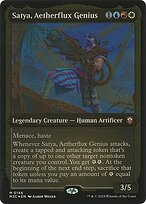 Satya, Aetherflux Genius (M3C-146) - mythic - Etched Foil