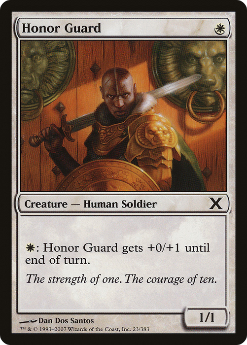 Honor Guard (10E-023) - common - Foil