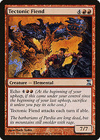Tectonic Fiend (TSP-181) - uncommon
