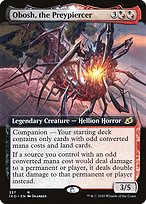 Obosh, the Preypiercer (IKO-357) - rare: (companion, Extended Art)