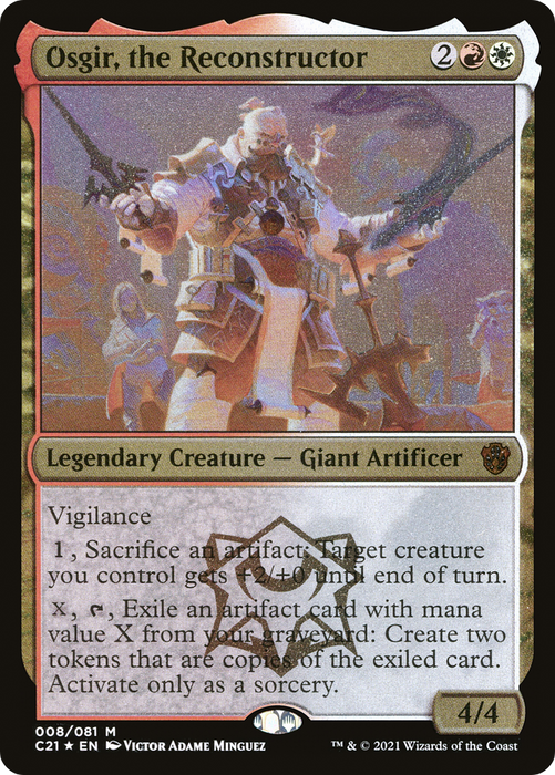 Osgir, the Reconstructor (C21-008) - mythic - Etched Foil