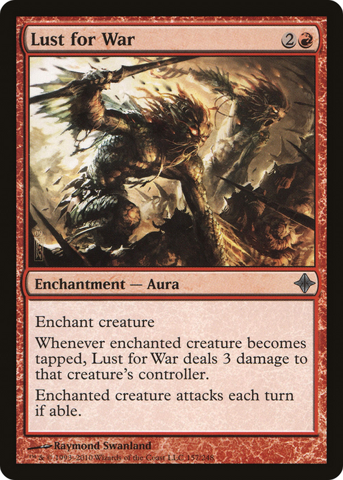 Lust for War (ROE-157) - uncommon - Foil
