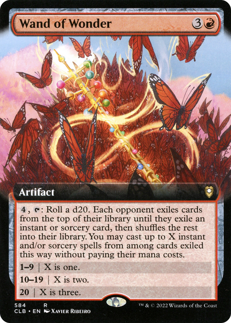 Wand of Wonder (CLB-584) - rare: (Extended Art)