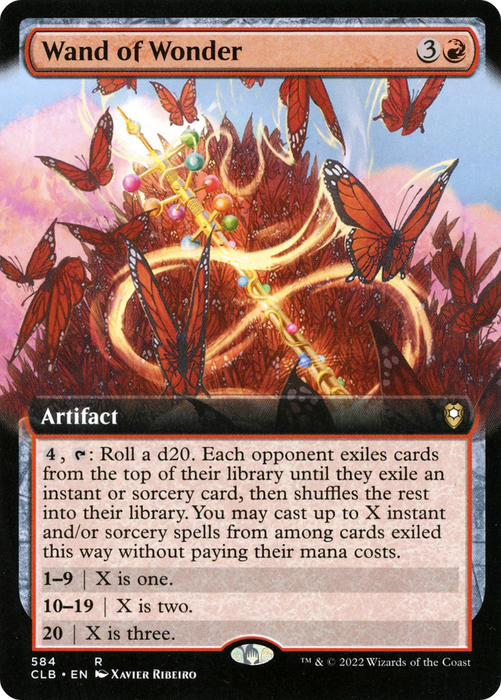Wand of Wonder (CLB-584) - rare: (Extended Art) - Foil