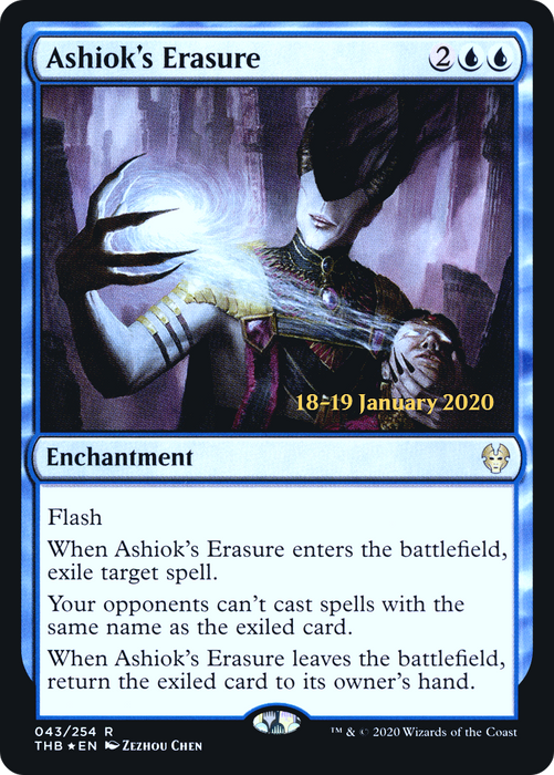 Ashiok's Erasure (PRE-43S) - rare - Foil