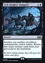 Lich-Knights' Conquest (PRE-96S) - rare - Foil