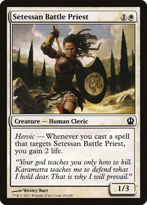Setessan Battle Priest (THS-029) - common