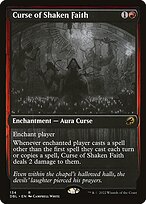 Curse of Shaken Faith (DBL-134) - rare