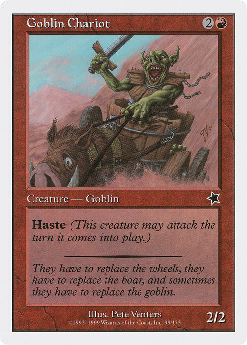 Goblin Chariot (S99-099) - common