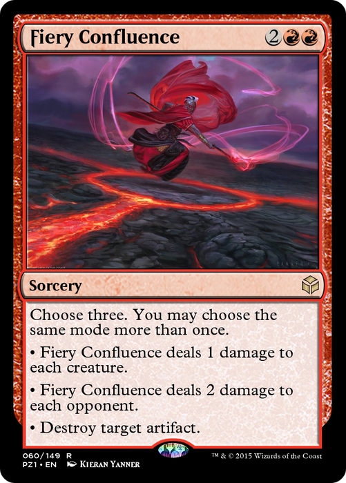 Fiery Confluence (PZ1-060) - rare - Foil