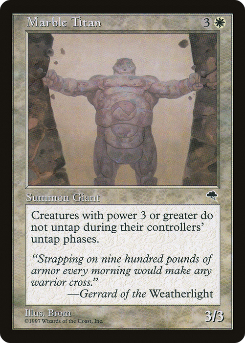Marble Titan (TMP-028) - rare