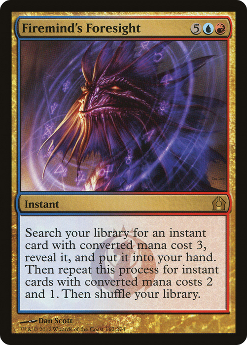 Firemind's Foresight (RTR-162) - rare - Foil
