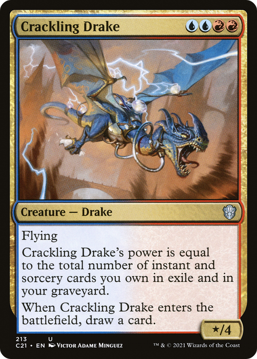 Crackling Drake (C21-213) - uncommon