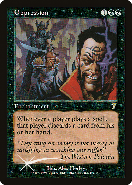 Oppression (7ED-152★) - rare - Foil