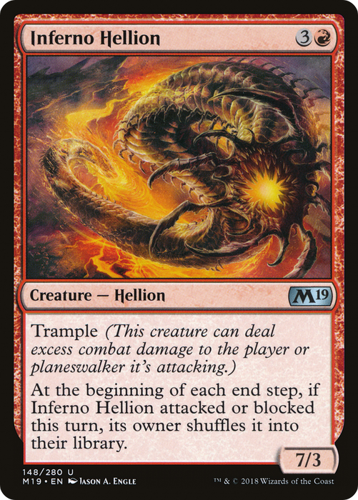 Inferno Hellion (M19-148) - uncommon - Foil