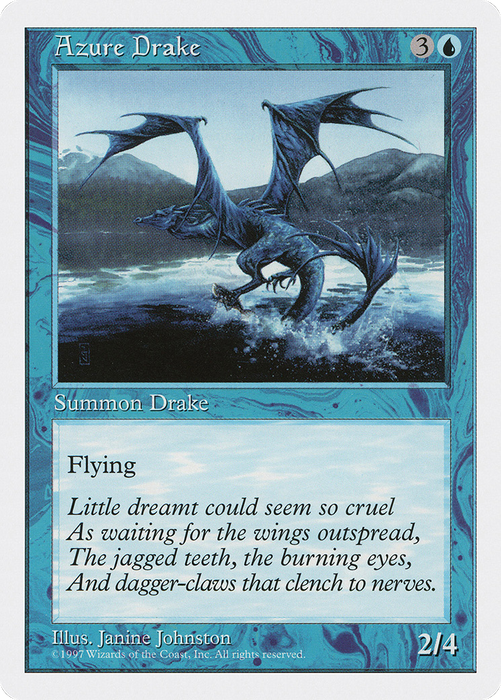 Azure Drake (5ED-073) - uncommon