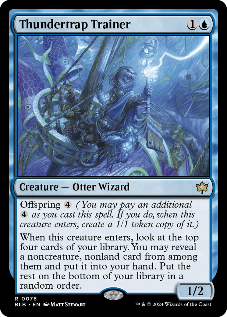 Thundertrap Trainer (BLB-078) - rare - Foil