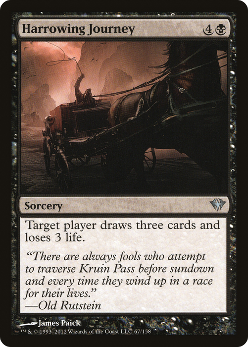 Harrowing Journey (DKA-067) - uncommon - Foil
