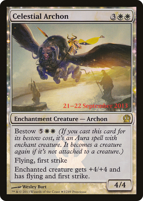 Celestial Archon (PRE-03★) - rare: (enchantment) - Foil