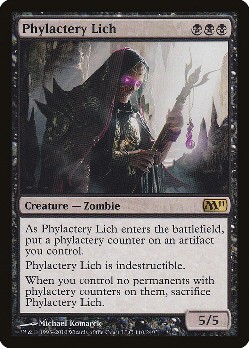 Phylactery Lich (M11-110) - rare