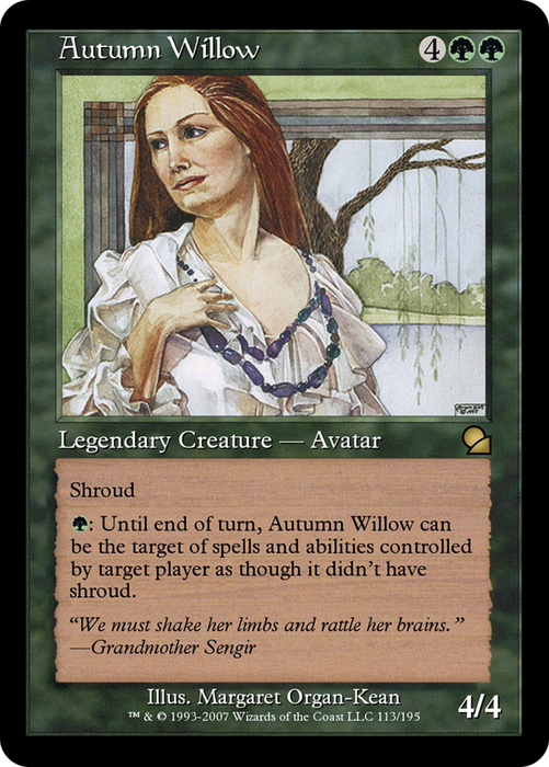 Autumn Willow (ME1-113) - rare - Foil