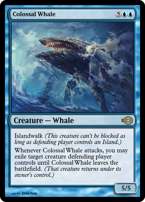 Colossal Whale (PRM-49834) - rare - Foil