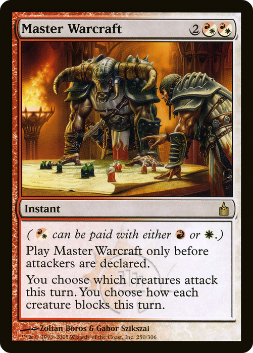 Master Warcraft (RAV-250) - rare - Foil