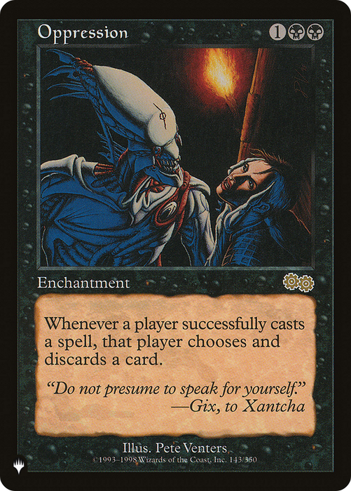 Oppression (LIST-USG-143) - rare