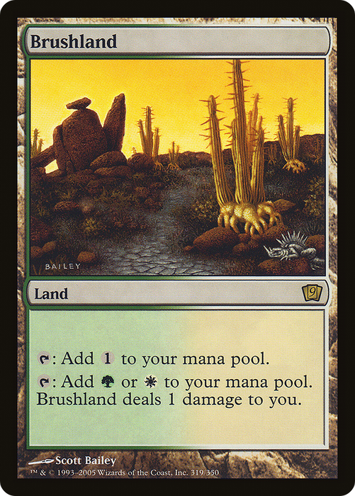 Brushland (9ED-319★) - rare - Foil