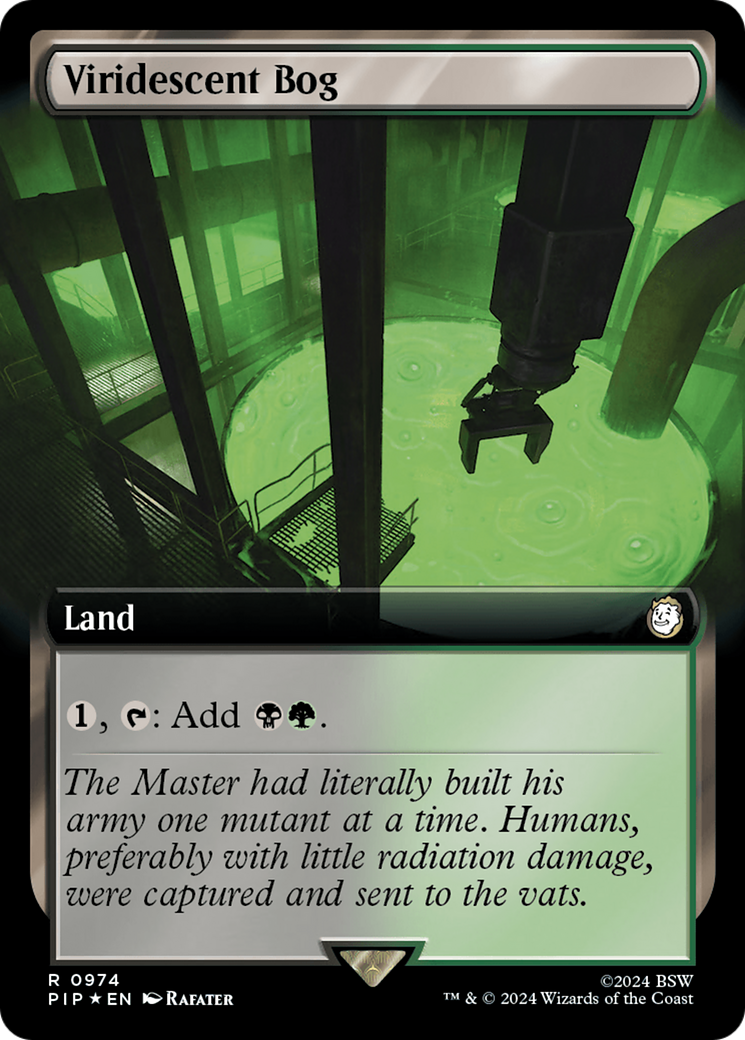 Viridescent Bog (PIP-974) - rare: (Extended Art) - Foil
