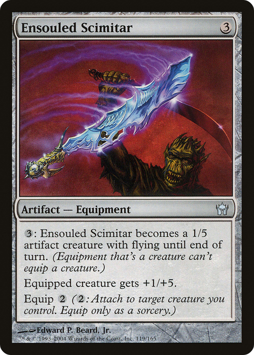 Ensouled Scimitar (5DN-119) - uncommon - Foil