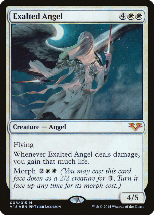 Exalted Angel (V15-008) - mythic - Foil