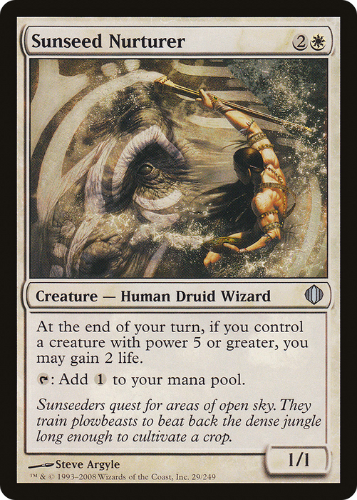 Sunseed Nurturer (ALA-029) - uncommon
