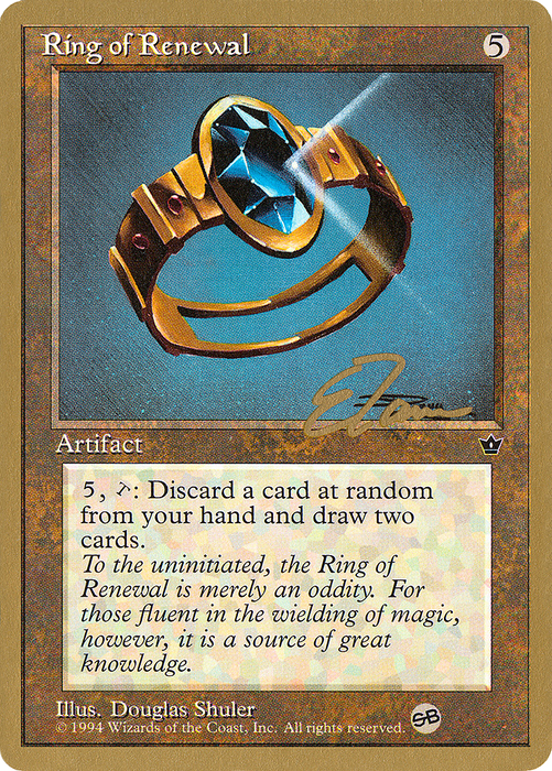 Ring of Renewal (WCD-ET89SB) - rare