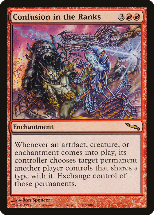 Confusion in the Ranks (MRD-087) - rare - Foil