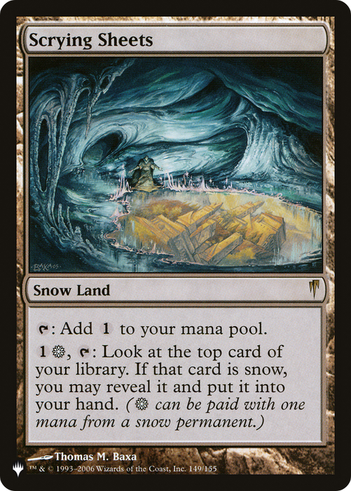 Scrying Sheets (LIST-CSP-149) - rare