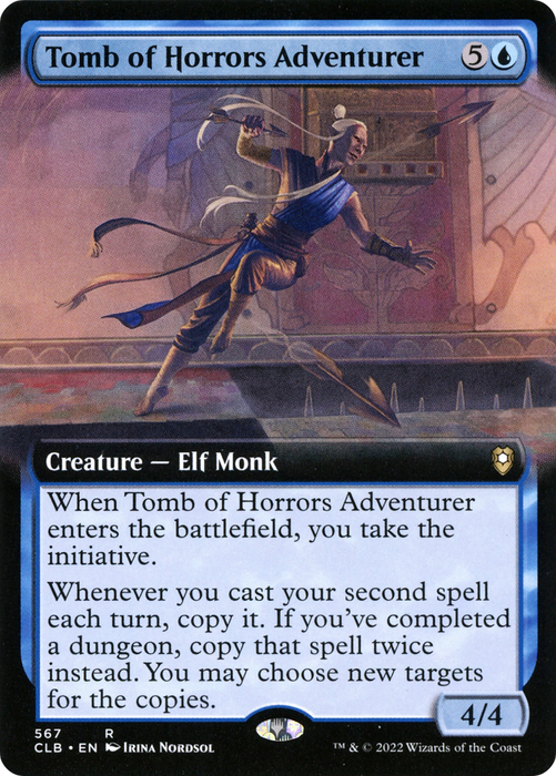 Tomb of Horrors Adventurer (CLB-567) - rare: (Extended Art) - Foil