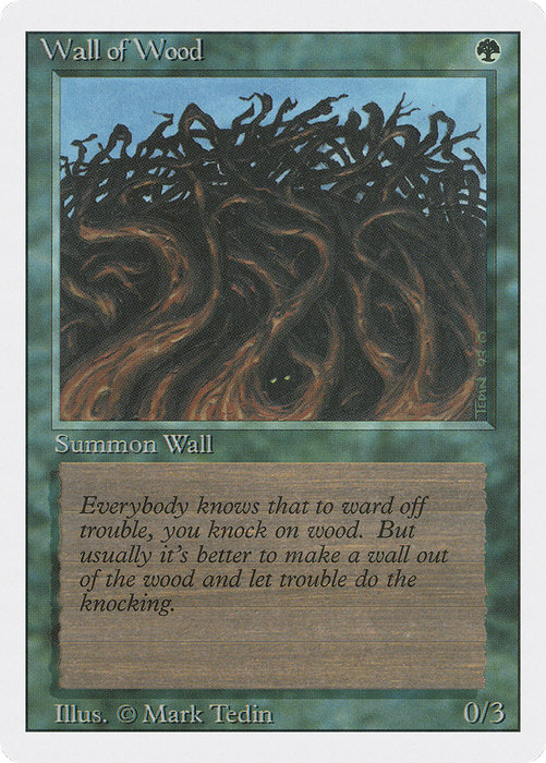 Wall of Wood (3ED-226) - common