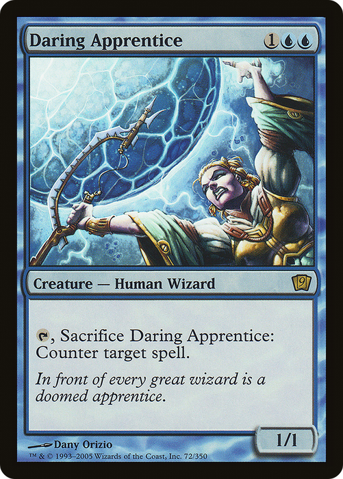Daring Apprentice (9ED-72★) - rare - Foil