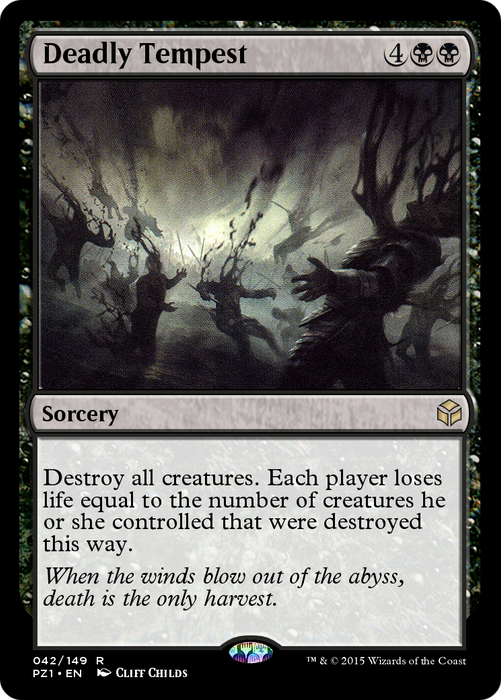 Deadly Tempest (PZ1-042) - rare - Foil