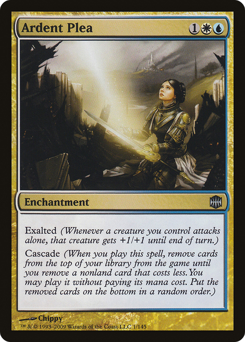 Ardent Plea (ARB-001) - uncommon - Foil
