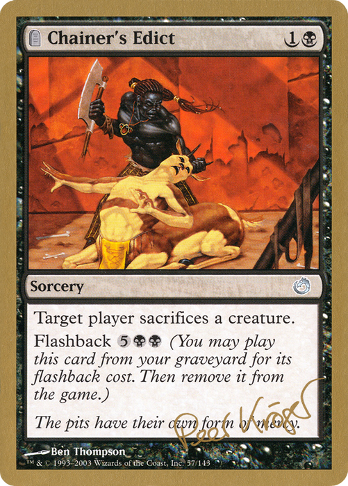 Chainer's Edict (WCD-PK57) - uncommon: (tombstone)