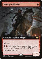 Kessig Wolfrider (VOW-379) - rare: (Extended Art)