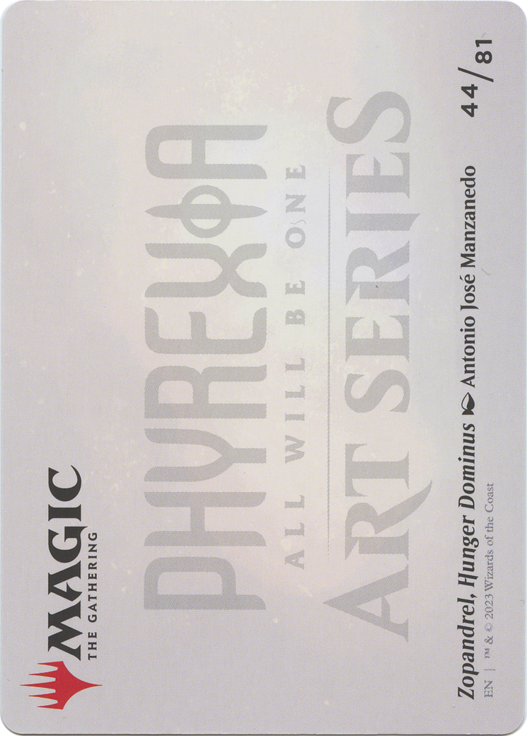 Zopandrel, Hunger Dominus // Zopandrel, Hunger Dominus (AONE-044) - common (Borderless) - Foil