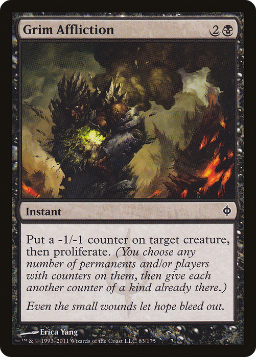 Grim Affliction (NPH-063) - common - Foil
