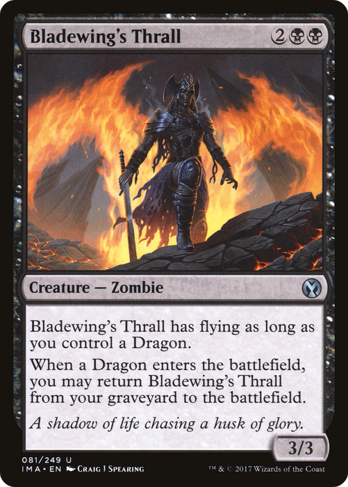 Bladewing's Thrall (IMA-081) - uncommon