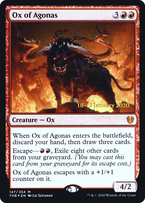 Ox of Agonas (PRE-147S) - mythic - Foil