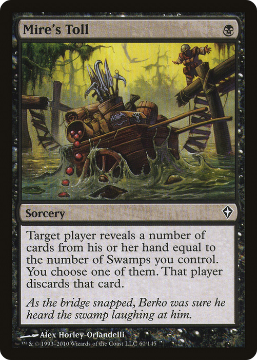 Mire's Toll (WWK-060) - common - Foil