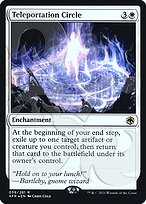 Teleportation Circle (AFR&-39A) - rare - Foil
