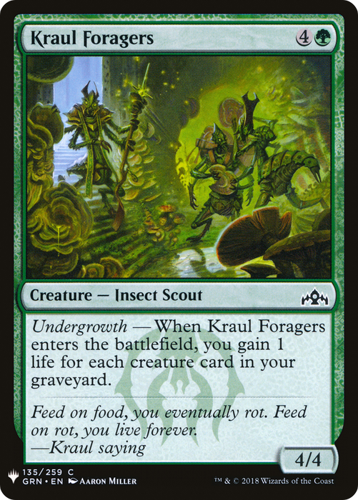Kraul Foragers (LIST-GRN-135) - common